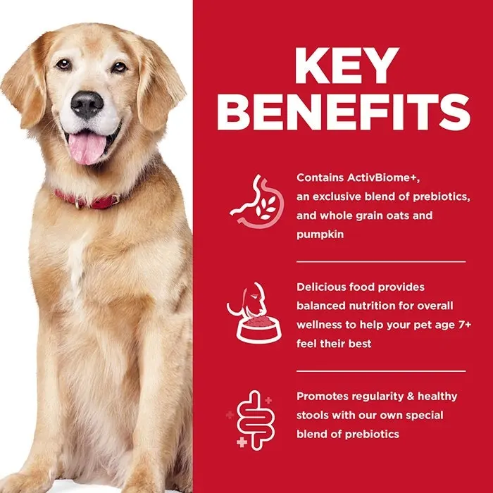 Hills Science Diet Hill's Science Diet Perf Digestion Senior Dog Food 7+ 5.44kg 4 Hills Science Diet Hill's Science Diet Perf Digestion Senior Dog Food 7+ 5.44kg - Image 2