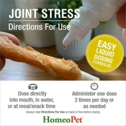 HomeoPet Joint Stress Dog Pet Drops 15ml 11 HomeoPet Joint Stress Dog Pet Drops 15ml -Dog food Sales Shop 05 HP Joint Stress