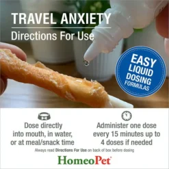 HomeoPet Travel Anxiety Dog Pet Drops 15ml -Dog food Sales Shop 05 HP Travel Anxiety