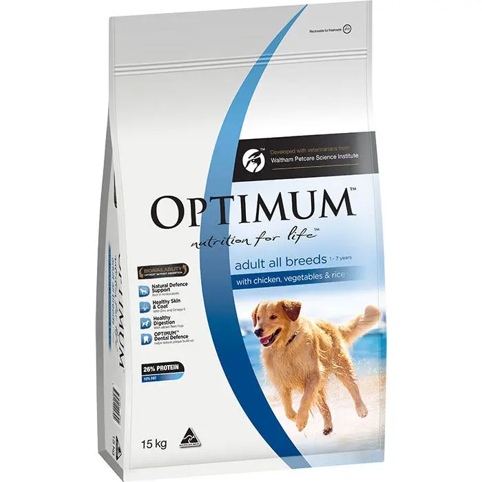 Optimum Chicken Veg & Rice Adult Dog Food 15kg 4 Optimum Chicken Veg & Rice Adult Dog Food 15kg - Image 2