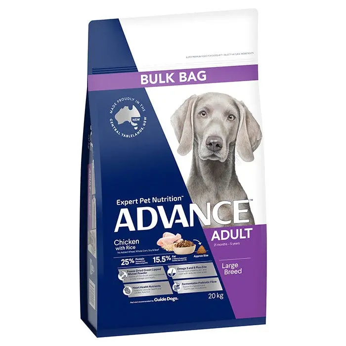 ADVANCE Adult Large Breed Dry Dog Food Chicken With Rice 20kg 4 ADVANCE Adult Large Breed Dry Dog Food Chicken With Rice 20kg - Image 2