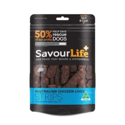 Savourlife Australian Liver Strips Dog Treat 165g