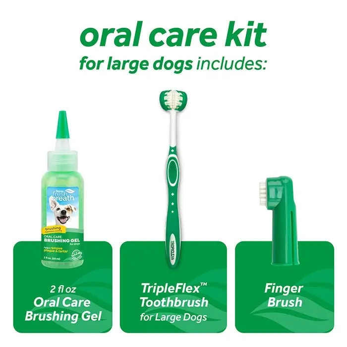 Tropiclean Oral Care Kit Medium Large 4 Tropiclean Oral Care Kit Medium Large - Image 2