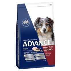 ADVANCE Adult Healthy Ageing Medium Breed Dry Dog Food Chicken With Rice 15kg -Dog food Sales Shop 136459 mars 9334214046112 0 1
