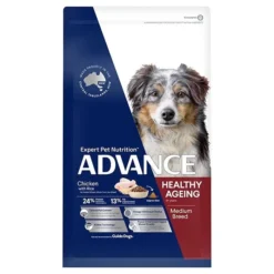 ADVANCE Adult Healthy Ageing Medium Breed Dry Dog Food Chicken With Rice 15kg