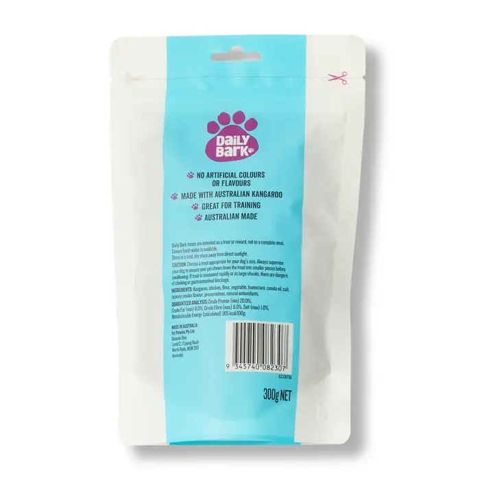 Daily Bark Meaty Roo Training Dog Treat Drops 300g 5 Daily Bark Meaty Roo Training Dog Treat Drops 300g - Image 3