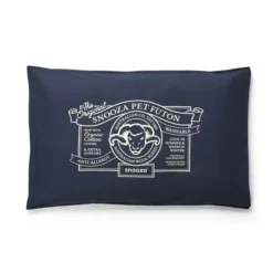 Snooza Organic Cotton Wool Blend Pet Futon Blue