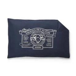 Snooza Organic Cotton Pet Futon Cover Blue