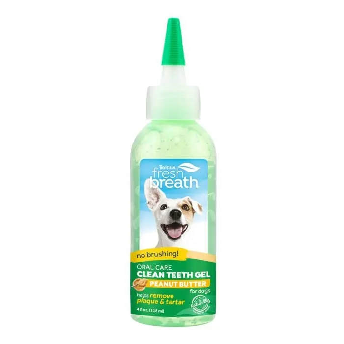 Tropiclean Fresh Breath Peanut Butter Dog Gel 3 Tropiclean Fresh Breath Peanut Butter Dog Gel