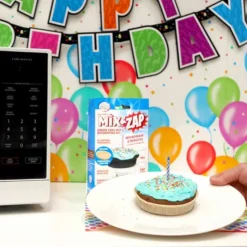 Mix & Zap Birthday Cake Kit Dog Treat Blue -Dog food Sales Shop 140621 mix zap happy woof day blue 4