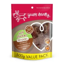 Yours Droolly Soft Chicken Tenders Dog Treat 500g