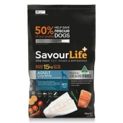 Savourlife Grain Free Ocean Fish Large Breed Adult Dog Food 15kg