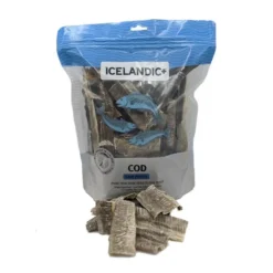 Icelandic+ Cod Skin Pieces Bulk Dog Treat 227g