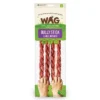 Watch & Grow Braided Bully Stick Dog Treat L 4PK -Dog food Sales Shop 141539 bully stick braided large 4pk 1