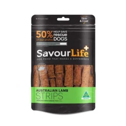 SavourLife Lamb Dog Strips 165g