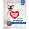 Love Em Air Dried Beef Liver Dog Treat 500g -Dog food Sales Shop 141648 BF LVR 500g 1