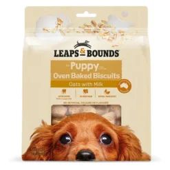 Leaps & Bounds Oats With Milk Baked Puppy Treat 500g