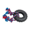 All Day Tough Tyre Chew With Rope Dog Toy Black L 1 All Day Tough Tyre Chew With Rope Dog Toy Black L -Dog food Sales Shop 142151 tough tyre chew with rope dog toy black large