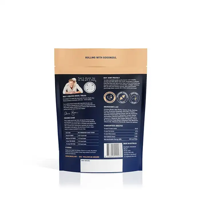 Drool By Dr Chris Brown Joint Protect Dog Treat 110g 4 Drool By Dr Chris Brown Joint Protect Dog Treat 110g - Image 2