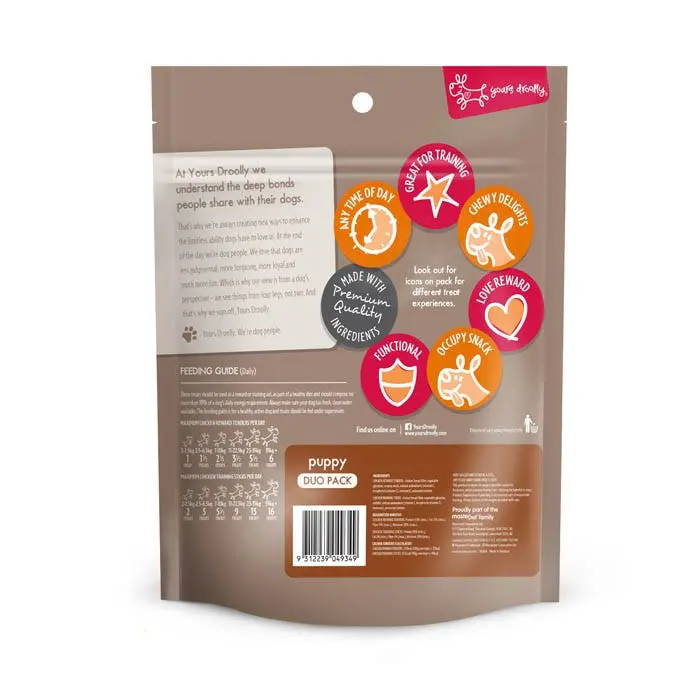 Yours Droolly Duo Pack Puppy Treat 450g 4 Yours Droolly Duo Pack Puppy Treat 450g - Image 2