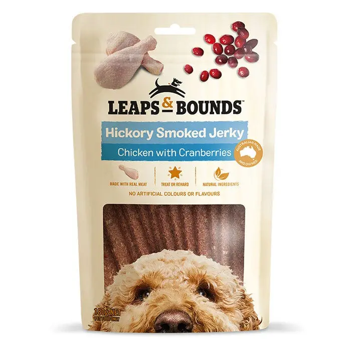 Leaps & Bounds Chicken With Cranberry Dog Jerky 3 Leaps & Bounds Chicken With Cranberry Dog Jerky