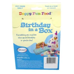 Wagalot Doggy Fun Food Birthday In A Box Dog Treat Blue -Dog food Sales Shop 142761 DFF BBB back