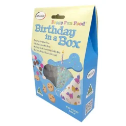Wagalot Doggy Fun Food Birthday In A Box Dog Treat Blue -Dog food Sales Shop 142761 DFF BBB side