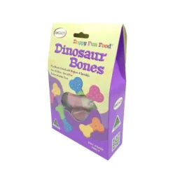 Wagalot Doggy Fun Food Dinosaur Bones Box Dog Treat 240g -Dog food Sales Shop 142918 DFF DB side