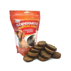 Wagalot Supermite Cookies Dog Treat 260g -Dog food Sales Shop 142920 SUPERMITE front with cookies