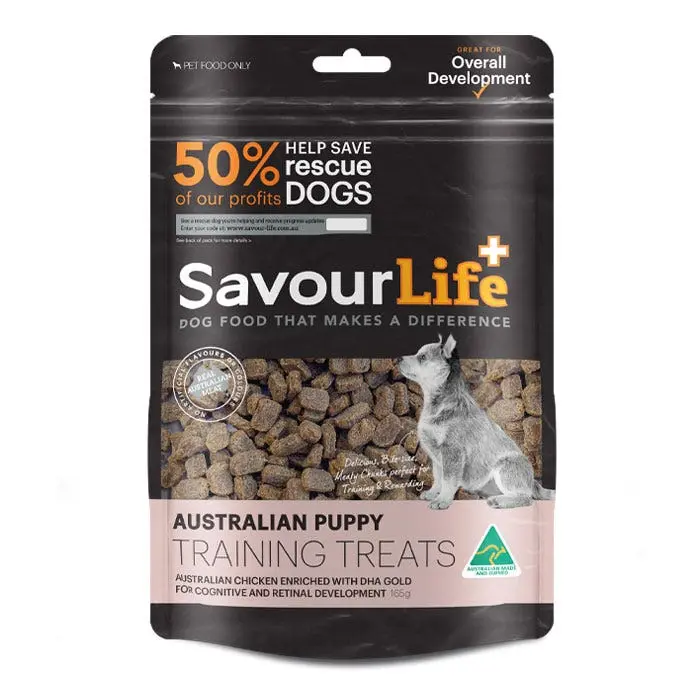 SavourLife Australian Puppy Training Treat 165g 2 SavourLife Australian Puppy Training Treat 165g