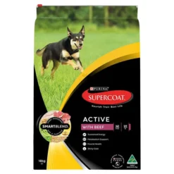 Supercoat Smartblend Active Beef Adult Dog Food 18kg