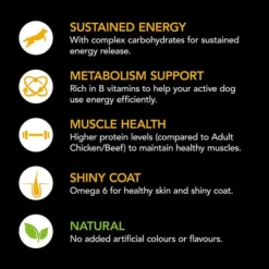 Supercoat Smartblend Active Beef Adult Dog Food 18kg -Dog food Sales Shop 143119 SUPERCOAT SMARTBLEND Adult Active 4