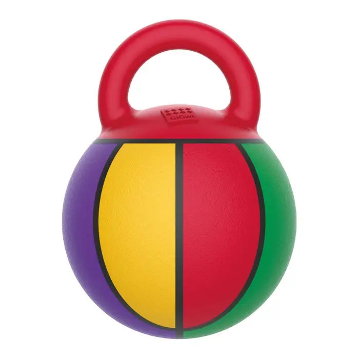 GiGwi Jumball Basketball Dog Toy Multi Colour Small 4 GiGwi Jumball Basketball Dog Toy Multi Colour Small - Image 2