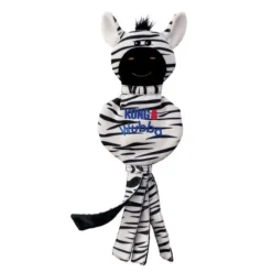 KONG Wubba NoStuff Zebra Dog Toy L