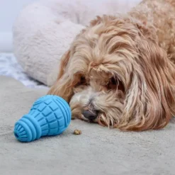 GiGwi Rubber Bulb Treat Dispenser Dog Toy Blue Small -Dog food Sales Shop 143640 GW DT RUBBER BULB BL S DAG3200 4