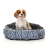 FuzzYard Sacaton Reversible Dog Basket Navy -Dog food Sales Shop 143707 143708 143709 FuzzYard Sacaton Reversible Dog Basket Navy 2 2