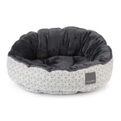 FuzzYard Fandango Reversible Dog Basket Grey