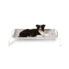 Snooza Flea Free Raised Dog Bed Grey White