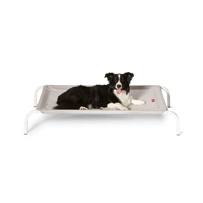 Snooza Flea Free Raised Dog Bed Grey White 3 Snooza Flea Free Raised Dog Bed Grey White