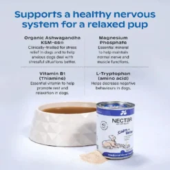 Nectar Of The Dogs Calm + Relax Dog Soluble Powder 150g 13 Nectar Of The Dogs Calm + Relax Dog Soluble Powder 150g -Dog food Sales Shop 144129 Calm Relax06 Product Shot