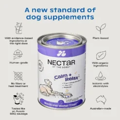 Nectar Of The Dogs Calm + Relax Dog Soluble Powder 150g 12 Nectar Of The Dogs Calm + Relax Dog Soluble Powder 150g -Dog food Sales Shop 144129 Calm Relax07 Product Benefits