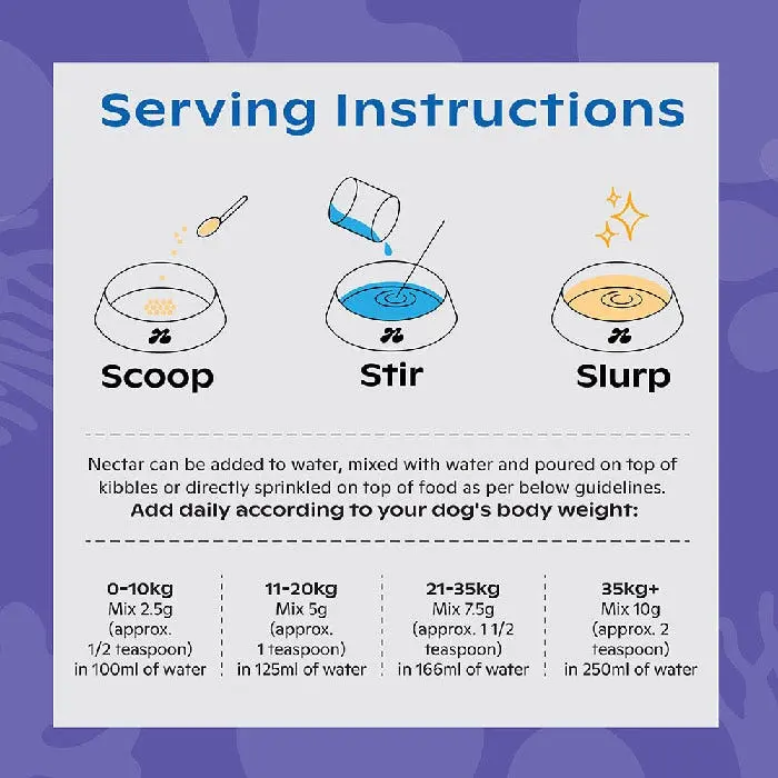 Nectar Of The Dogs Calm + Relax Dog Soluble Powder 150g 7 Nectar Of The Dogs Calm + Relax Dog Soluble Powder 150g - Image 5