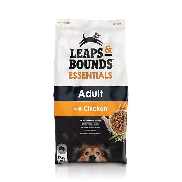 Leaps & Bounds Chicken Adult Dog Food 18kg 3 Leaps & Bounds Chicken Adult Dog Food 18kg