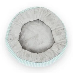 All Day Stripe Round Dog Basket Mint 60x50x190cm -Dog food Sales Shop 144238 Dog Bedding All Day Stripe Round Dog Basket Mint S 60x50x190cm 1