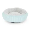 All Day Stripe Round Dog Basket Mint 60x50x190cm 2 All Day Stripe Round Dog Basket Mint 60x50x190cm -Dog food Sales Shop 144238 Dog Bedding All Day Stripe Round Dog Basket Mint S 60x50x190cm 2 1