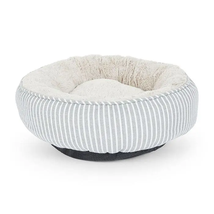 All Day Stripe Round Dog Basket Grey 60x50x190cm 3 All Day Stripe Round Dog Basket Grey 60x50x190cm