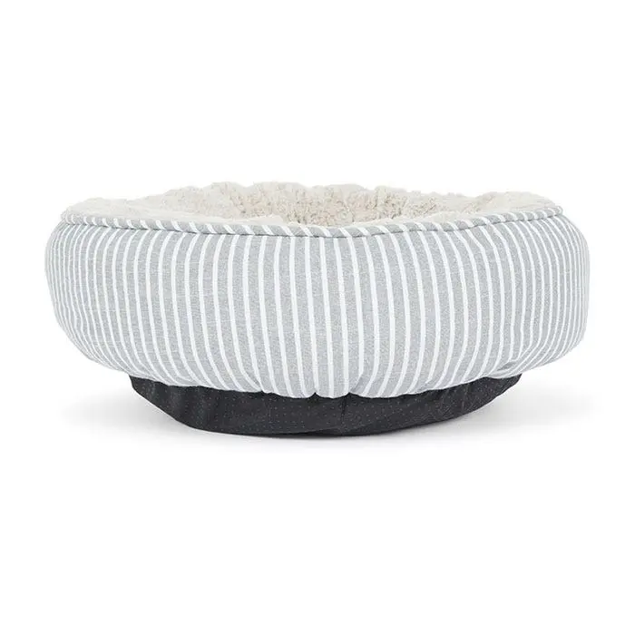 All Day Stripe Round Dog Basket Grey 60x50x190cm 4 All Day Stripe Round Dog Basket Grey 60x50x190cm - Image 2