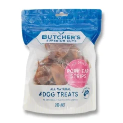 Butcher's Superior Cuts Pork Ear Strip Dog Treat 200g