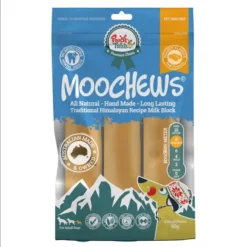 Pooch Treats Moo Chew PButter Dog Treat LF Milk Block S-3PK