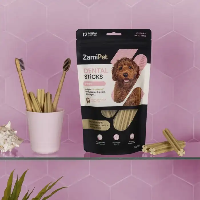 ZamiPet Dental Sticks Puppy Treat 190g 4 ZamiPet Dental Sticks Puppy Treat 190g - Image 2